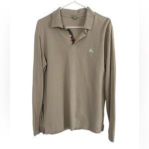 Men’s Burberry Long Sleeve Polo